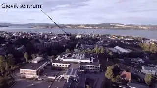 Drone video for NTNU Gjøvik /Norway 2019