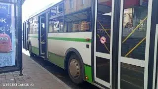 Автобус ЛиАЗ-5256.53 следует по маршруту 55