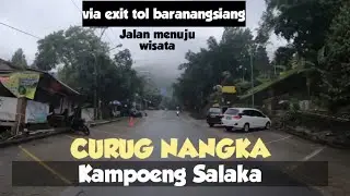 MOTOVLOG #25 - Jalan ke CURUG NANGKA dan KAMPOENG SALAKA via tol BARANANGSIANG ( kampung salaka )