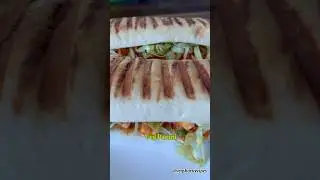 Veg panini sandwich | panini recipe #simplerecipes  #homemade #shorts @vegshortrecipes