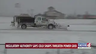 Regulatory authority says cold snaps threaten power grid