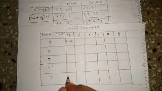 LL(1) grammar simulation in bangla