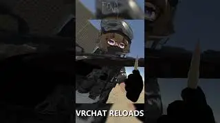 Satisfying reload animations on #VRChat | #Shorts