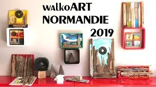 NORMANDY ART - NORMANDIE KUNST  J.W.  - walkoART - Treibholzkunst - Driftwood ART