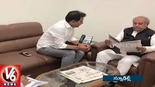 Minister KTR Delhi Tour | Meets Union Ministers Harsha Vardhan And Narendra Singh Tomar | V6 News
