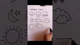 #weathericon #shorts #drawing #art #how #easydrawing#weather @saniajaved
