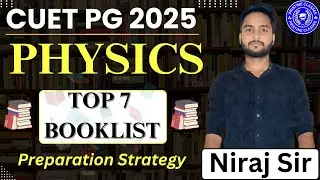 CUET PG Physics Booklist | Best Books For CUET PG Physics | CUET PG Physics 2025 | CUET PG 2025 |