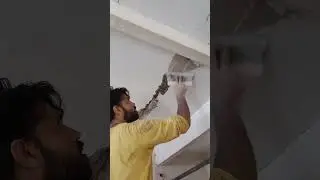 Damaged Wall Repair #shorts #shortsfeed #construction