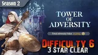 Tower of Adversity Difficulty 6 - 3 Star Clear - Season 2 [Sword of Convallaria]