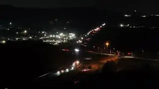 Night flight early January 2026