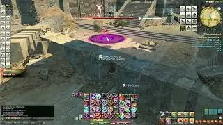 BLU doing silly BLU things (FFXIV - Temple of Qarn)