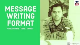 English Writing Skills l Short Writing Skills | Message Writing by Easy English Jabalpur #viral