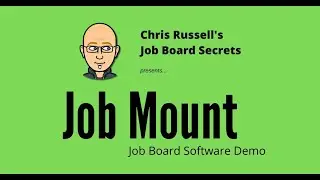 Демонстрация программного обеспечения для доски объявлений: Jobmount