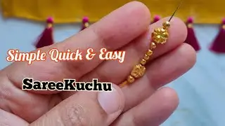 #SimplequickeasySareekuchu #easykuchu #beadskuchu #SareeKuchu#321#ಸೀರೆಕುಚ್ಚು #Kuchu #ಸೀರೆಗೊಂಡೆ