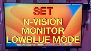 How to Set N-Vision monitor Lowblue Mode | NVISION 19 inches Monitor
