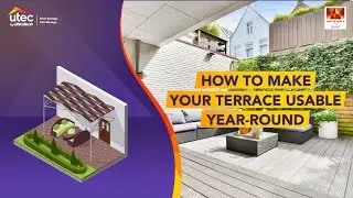 How to Make Your Terrace Usable Year-Round | Safe & Stylish Terrace Ideas | Utec by UltraTech