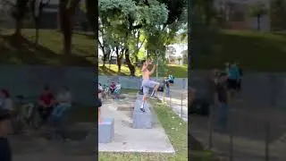 Spiderbritto fazendo parkour! Desafio catleap one arm
