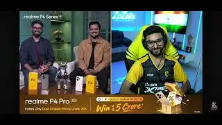 Realme P4 Pro 5G cerise Podcast Video With GodL Lolzzz Gaming 🔥| @GodLikeEsportss@lolzzzplays 