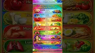 Which Food Helps Which Body Part? | Best Foods for Brain, Heart, Skin & More | Part 3