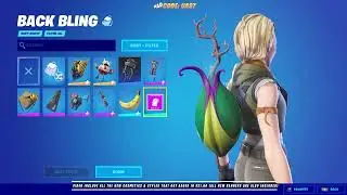 Fortnite unreleased Bushy&rsquo;s Bulb Back Bling showcase