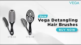 Easiest and painless way of detangling hair #StartsWithVega | Introducing Vega Detangling Brush