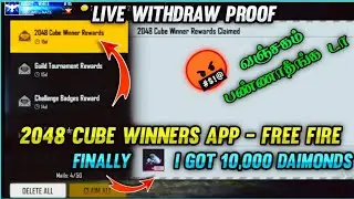 2048 cube winner app live withdraw proof in tamil || 2048 cube winner app real or fake || free fire