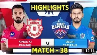 KXIP vs DC IPL 2020 // Match 38 // Full Match Highlights.