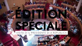 DIRECT : Emmanuel Macron en Corse : Discours à l'Assemblée de Corse - Jeudi 28 Septembre