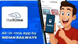 Indian Railway launches RailOne App. One App for all purposes. #indianrailway #railone #irctc