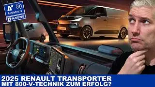 2025 Renault 800V EV Transporter Trafic E-Tech Estafette und Goelette