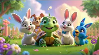 🐢 Tito the Turbo Turtle | Fast & Fun Kids Song | 3D Nursery Rhyme Animation 🎶✨