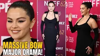 Selena Gomez Rocks a Massive Bow in Vera Wang at 'Emilia P&eacute;rez' NYC Premiere