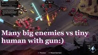Desperate Place gameplay - A Sci Fi ThroneFall - Defend and upgrade your base to fight aliens
