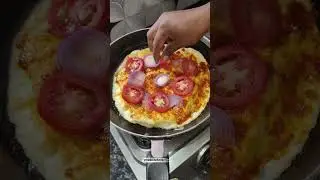 Cheesy Bread Potato Pizza | Easy No-Oven Snack Recipe at Home