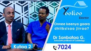Dhukkuba onnee;Onnee keenya Gaara dhiibsisaa jirraa? Dr Sanbataa G.( Cardiologist)