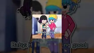 Baby Saja trying to Flirt on Zoey (Ends badly)#sajaboys #huntrix #kpopdemonhunters #gacha #gachalife