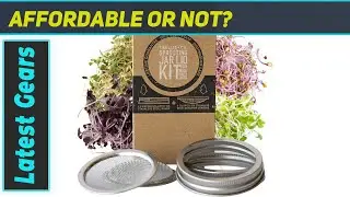 Stainless Steel Sprouting Kit | Grow Your Own Organic Sprouts!
