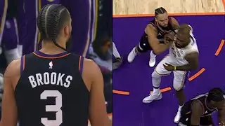 Диллон Брукс быстро переиграл Леброна техническим нокаутом 😭
