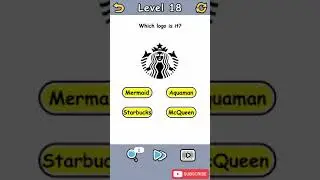 Brain Crack Level 18 Which logo is it Walkthrough
