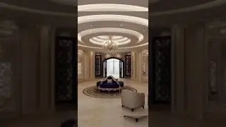 3step Round circles making incredible ceiling design #viral #youtubeshorts #cellingdesing