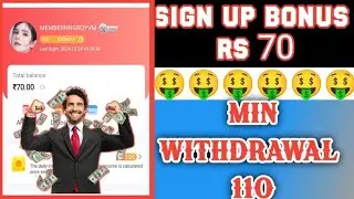 how to earn money online | Sign up bonus 70 rupees Free | Earn money online 2025 | @Vishaltack0.2 