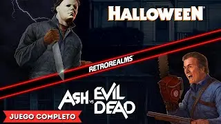 RetroRealms Arcade Halloween y Ash vs Evil Dead Gameplay Juego Completo en Español