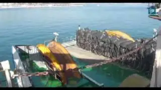 Proyecto R&oacute;mulo. Inicio del tendido del cable submarino entre la Pen&iacute;nsula y Baleares
