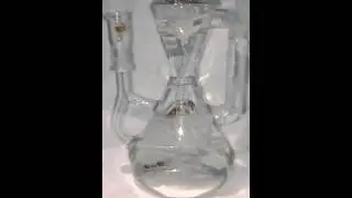 Schott Glass Inline Recycler Vapor Rig Slo Mo Water Test