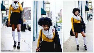 Rainy day ☂ Spring OOTD + Photoshoot | THETRIBEGODDESS