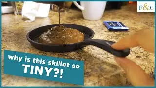 We Tried Cooking in a TINY Skillet! | Mini Skillet Brownie Kit | Frolic & Courage