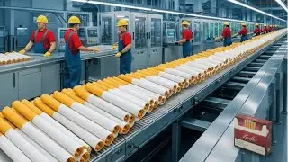 How 20,000 Cigarettes Are Made Per Hour | Complete Factory Manufacturing Process Start to Finish