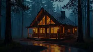 The Best Autumn Rainfall at the Forest Cabin🌧️🌲 Sleep Deeply with Rain Sounds