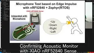 Edge Impulse Sound test with Xiao nRF52840 Sense and Zephyr(RTOS)