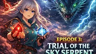 Elara and the magical valley..Episode 3: Trial of the Sky Serpent | Anime Fantasy Adventure 
